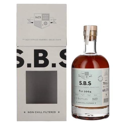 1423 S.B.S Fiji Rum Single Barrel Selection 2004 68,3% Vol. 0,7L In Giftbox