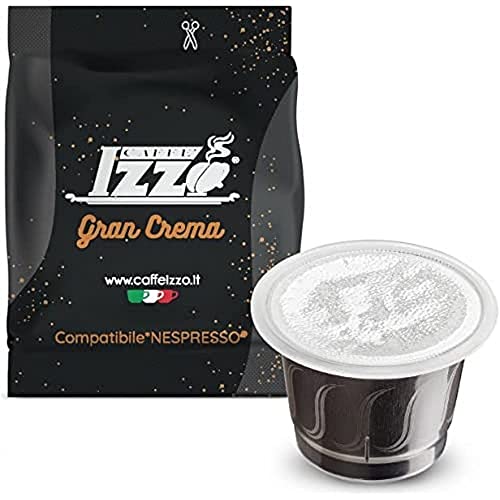 Caffè Izzo Box 100 Capsule Compatibili Nespresso Gran Crema Spreafico