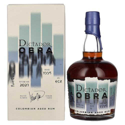 Dictador Obra Vintage 28 Years Old Port Cask Rum 1995 46% Vol. 0,7L In Giftbox