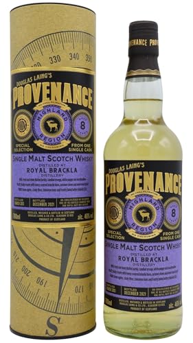 Douglas Laing Provenance Royal Brackla 8 Years Old Single Cask Malt 2013 46% Vol. 0,7L In Giftbox