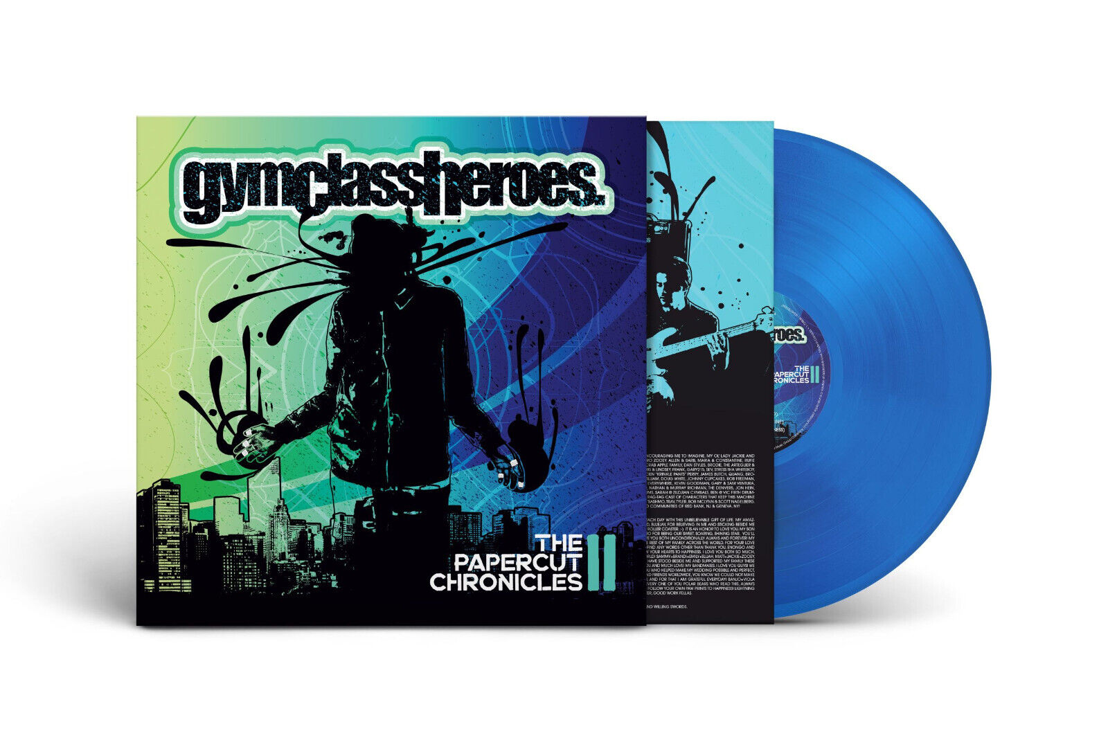 Gym Class Heroes The Papercut Chronicles II Vinile Lp Colorato Blu Nuovo