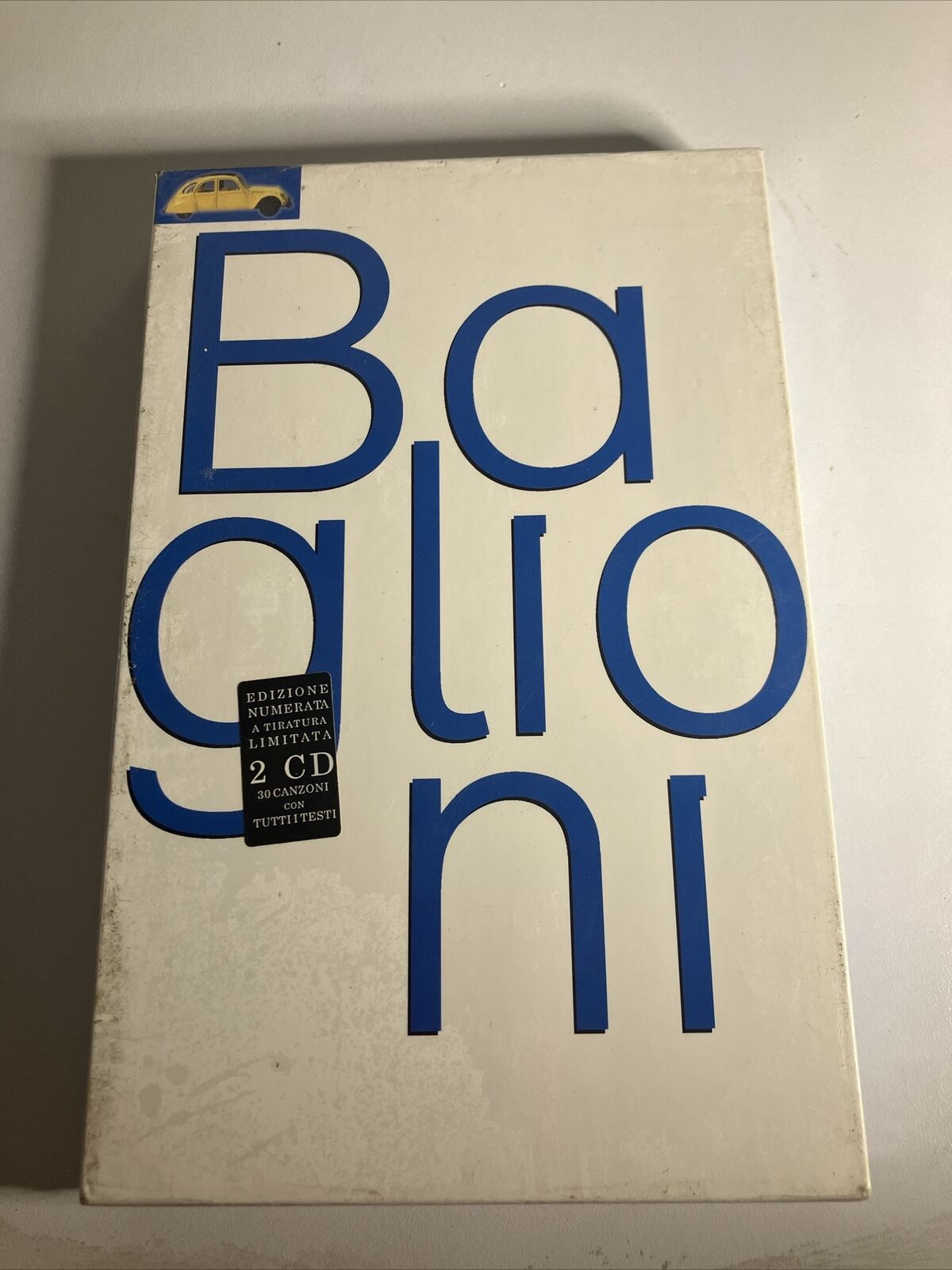 BAGLIONI CLAUDIO-COFANETTO 2CD EDIZIONE NUMERATA A TIRATURA LIMITATA NUOVO SIGIL