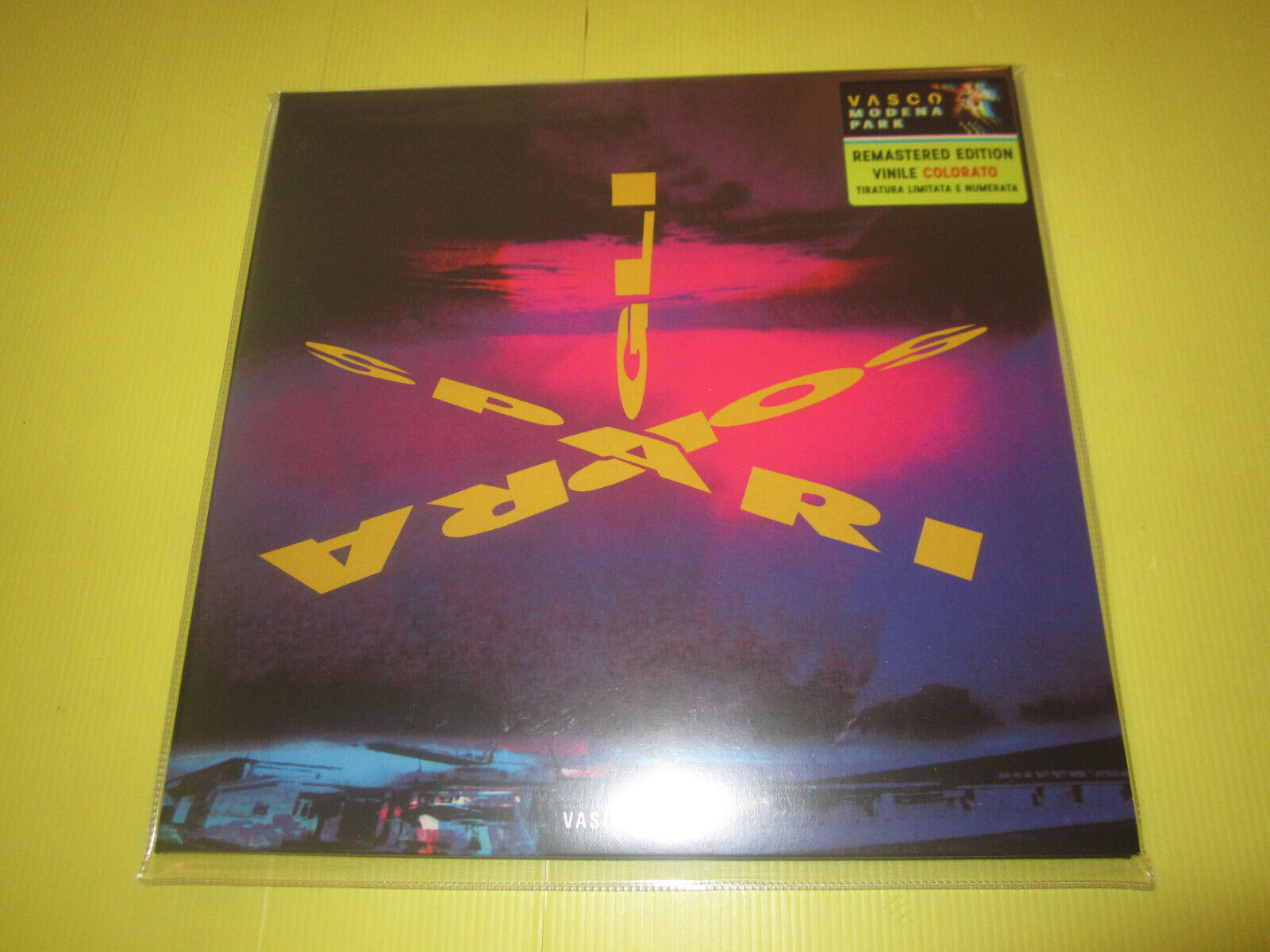 VASCO ROSSI-GLI SPARI SOPRA 2LP- LTD.ED. NUMERATO,COLORATO,RE,REMAST.MODENA PARK