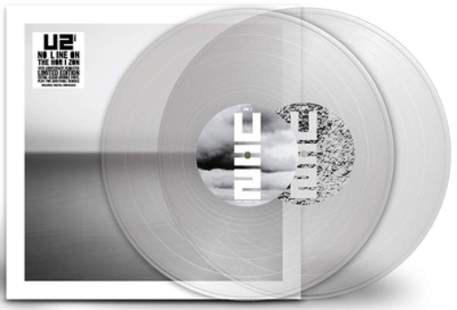 U2 No Line On the Horizon (Vinyl LP) 10th Anniversary  12" Album (Clear vinyl)