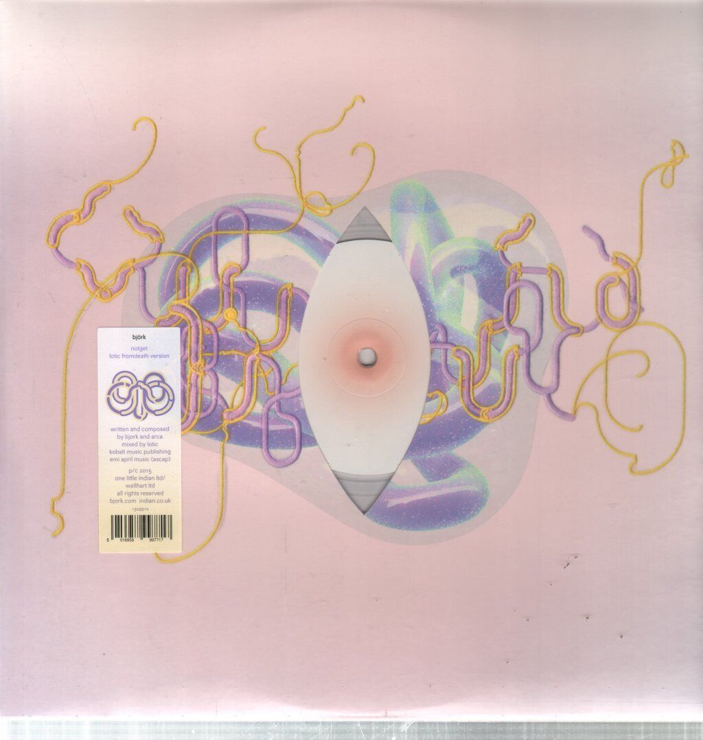 Björk Notget (Lotic Fromdeath Version) 12" vinyl UK One Little Indian 2015