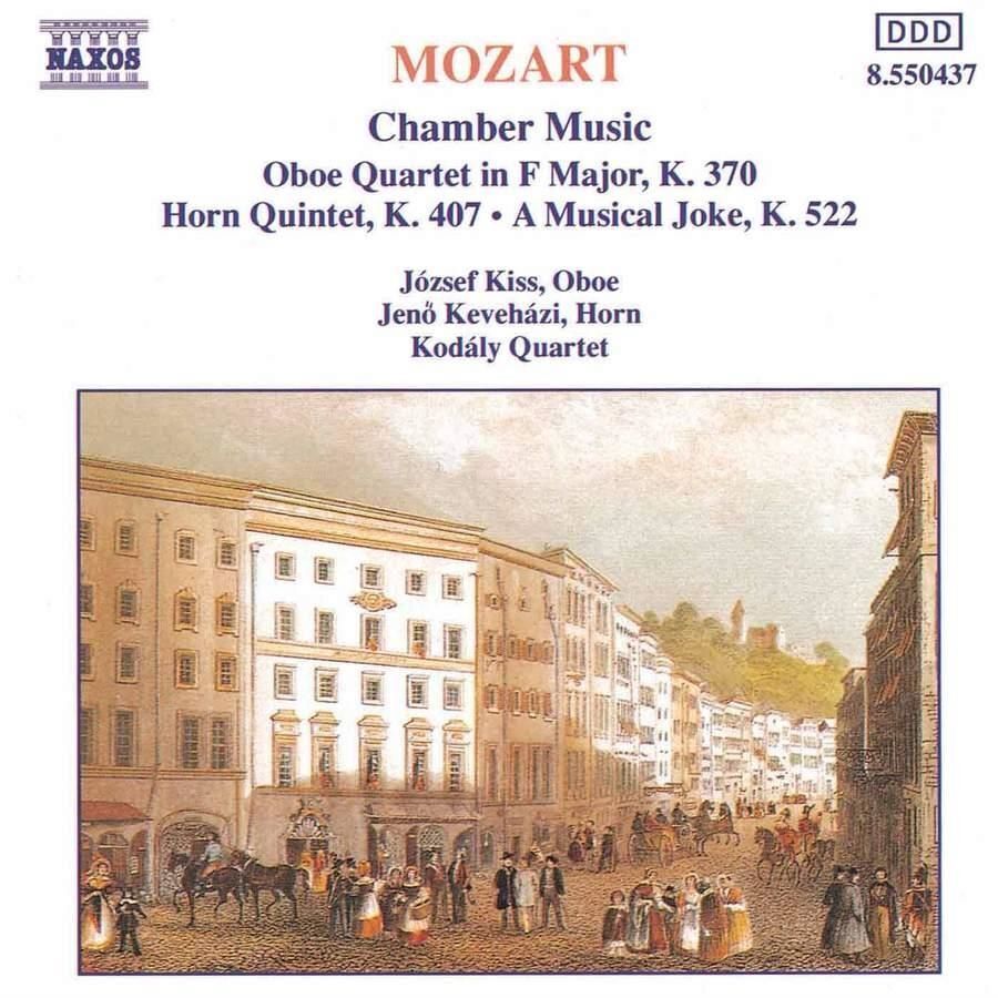 Audio Cd Wolfgang Amadeus Mozart - Oboe Quartet in F major, K370, etc.