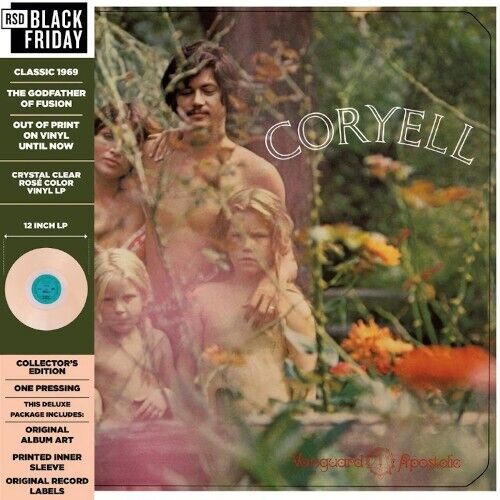 LARRY CORYELL - Coryell (RSDBF 2022) LP crystal clear rose wine marble vinyl
