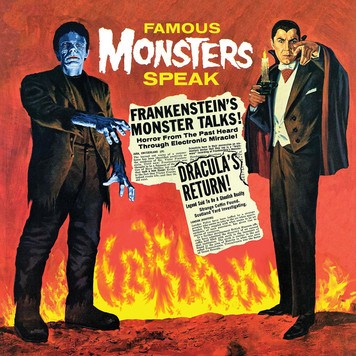 Dell, Gabriel Famous Monsters Speak Red & Black (Vinyl LP)