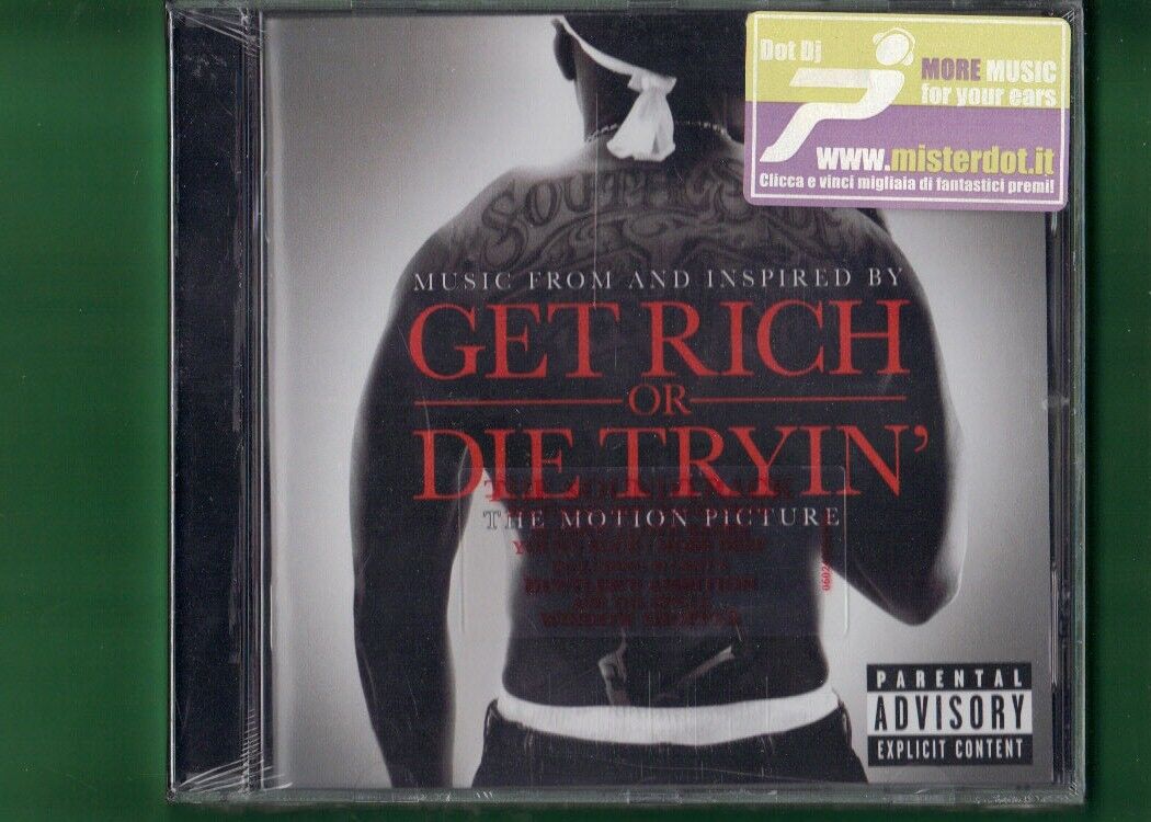 GET RICH OR DIE TRYIN OST COLONNA SONORA 50 CENT CD NUOVO SIGILLATO