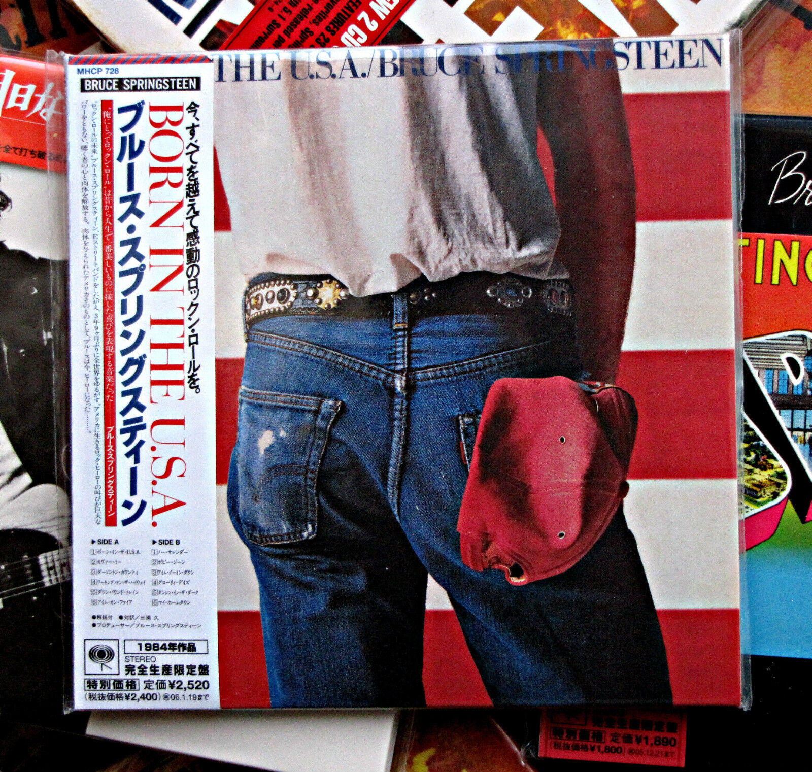 Bruce Springsteen , Born In The U.S.A. ( CD_Paper Sleeve_Ltd_Japan )
