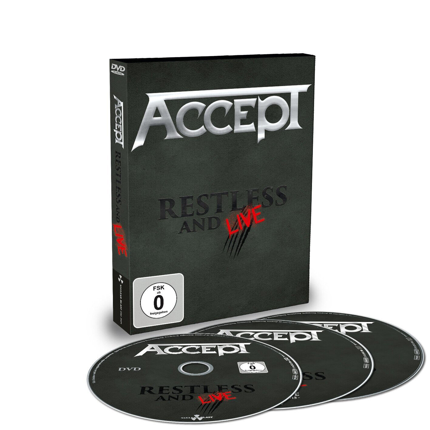 Accept Restless and Live: Blind Rage Live in Europe 2015 (CD) Album with DVD