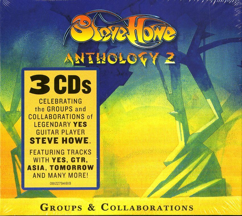 HOWE STEVE ANTHOLOGY 2: GROUPS & COLLABORATIONS (BOX 3CD) NUOVO SIGILLATO
