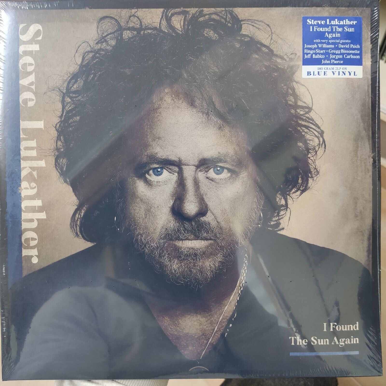 STEVE LUKATHER - I FOUND THE SUN AGAIN -2LP GATEFOLD BLUE VINYL NUOVO SIGILLATO