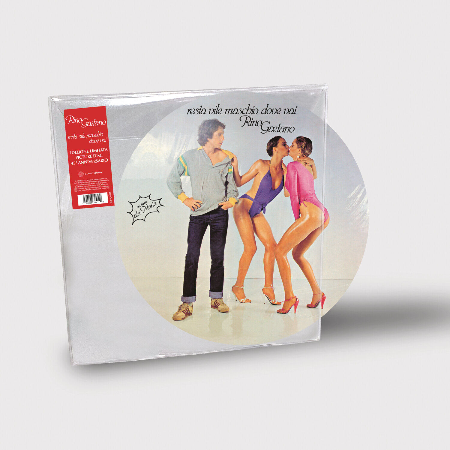 Rino Gaetano  - Resta Vile Maschio, Dove Vai - Picture D - Vinile