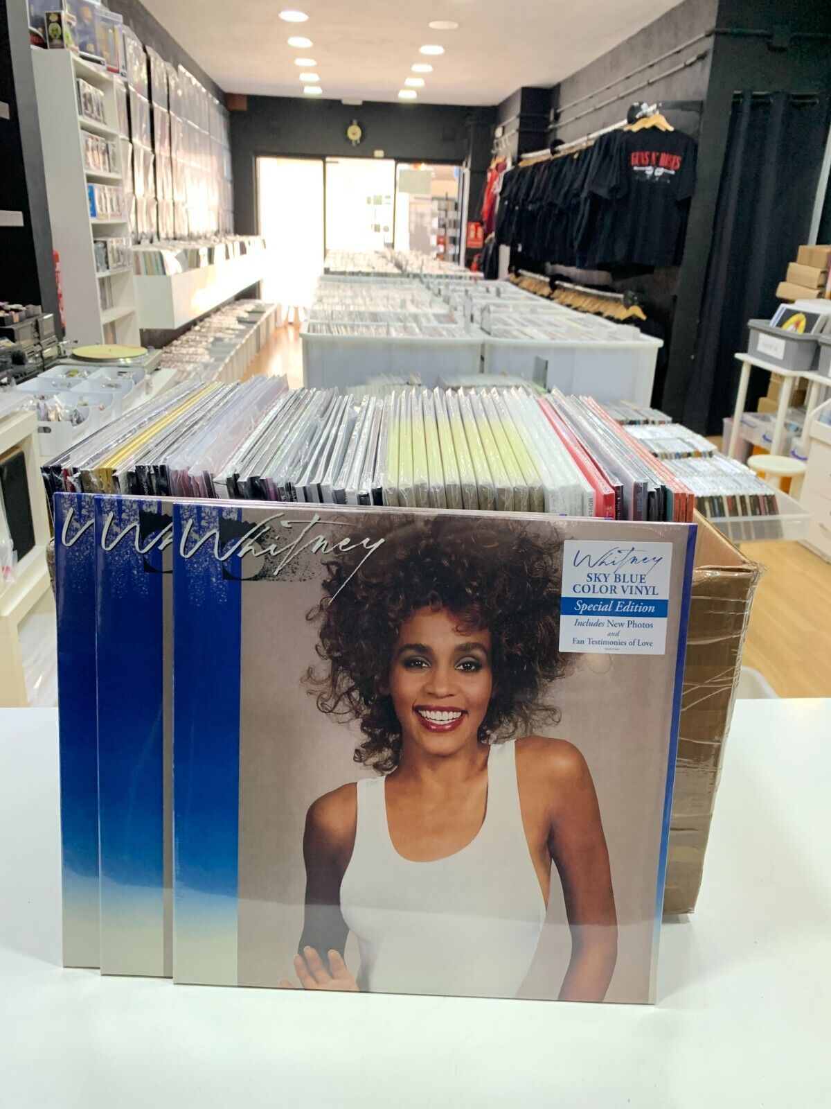 WHITNEY HOUSTON LP WHITNEY EDIZIONE LIMITATA VINILE COLORE BLU CIELO SIGILLATO