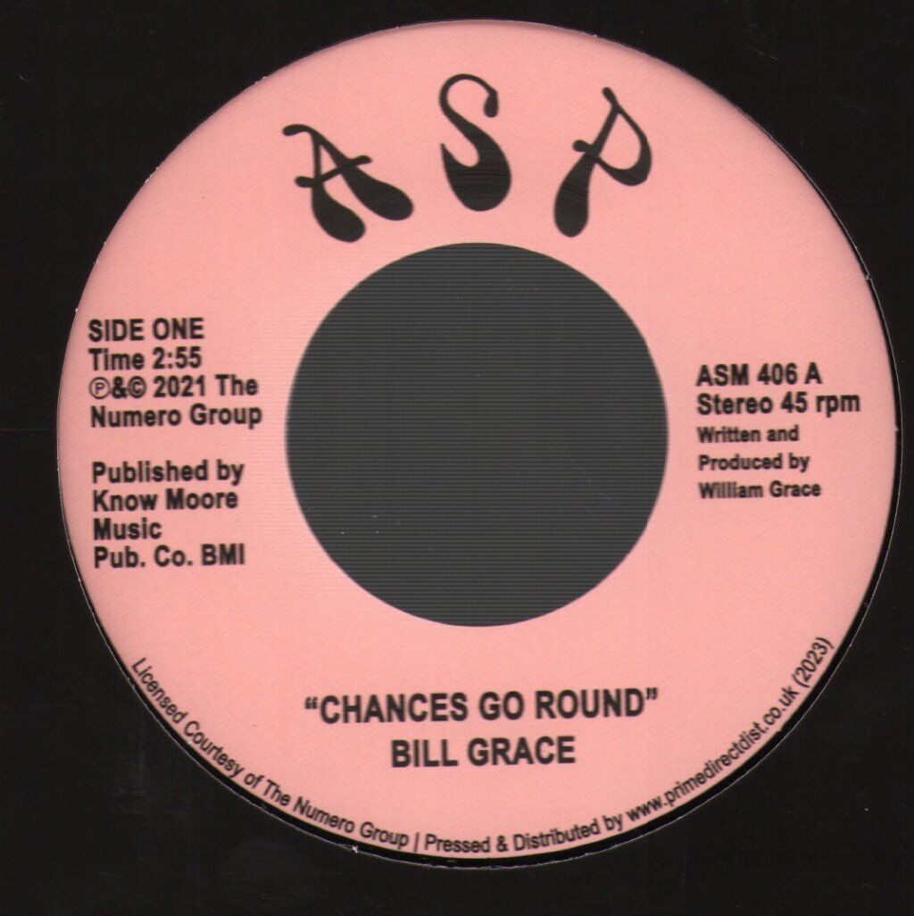 Bill Grace Chances Go Round 7" vinyl Europe Asp 2023 b/w 'Lonely' (RSD2023