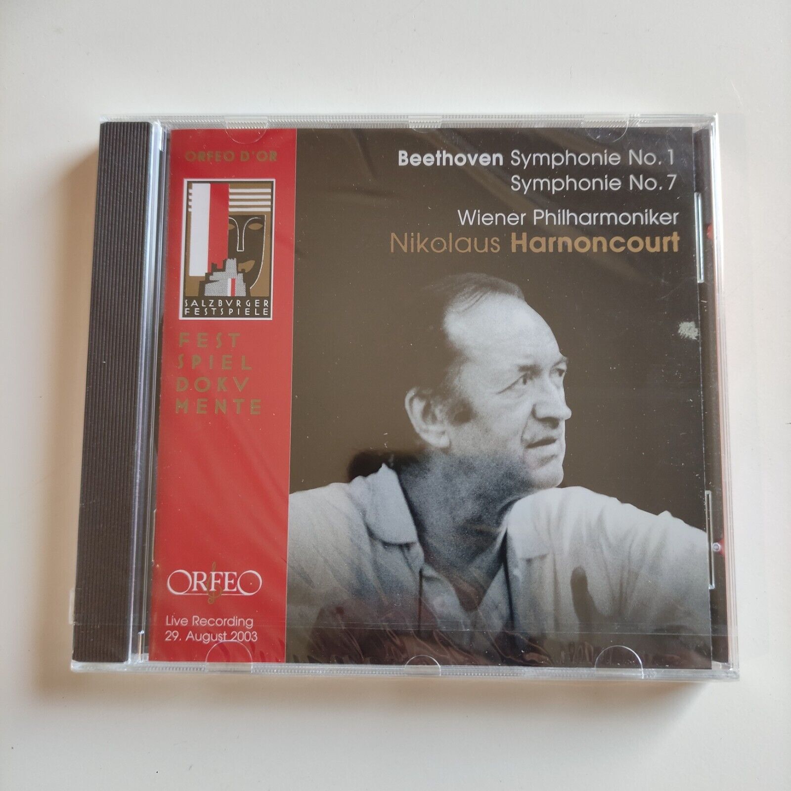 Beethoven - Symphonie N. 1 & N. 7 / 1 CD sigillato / Orfeo