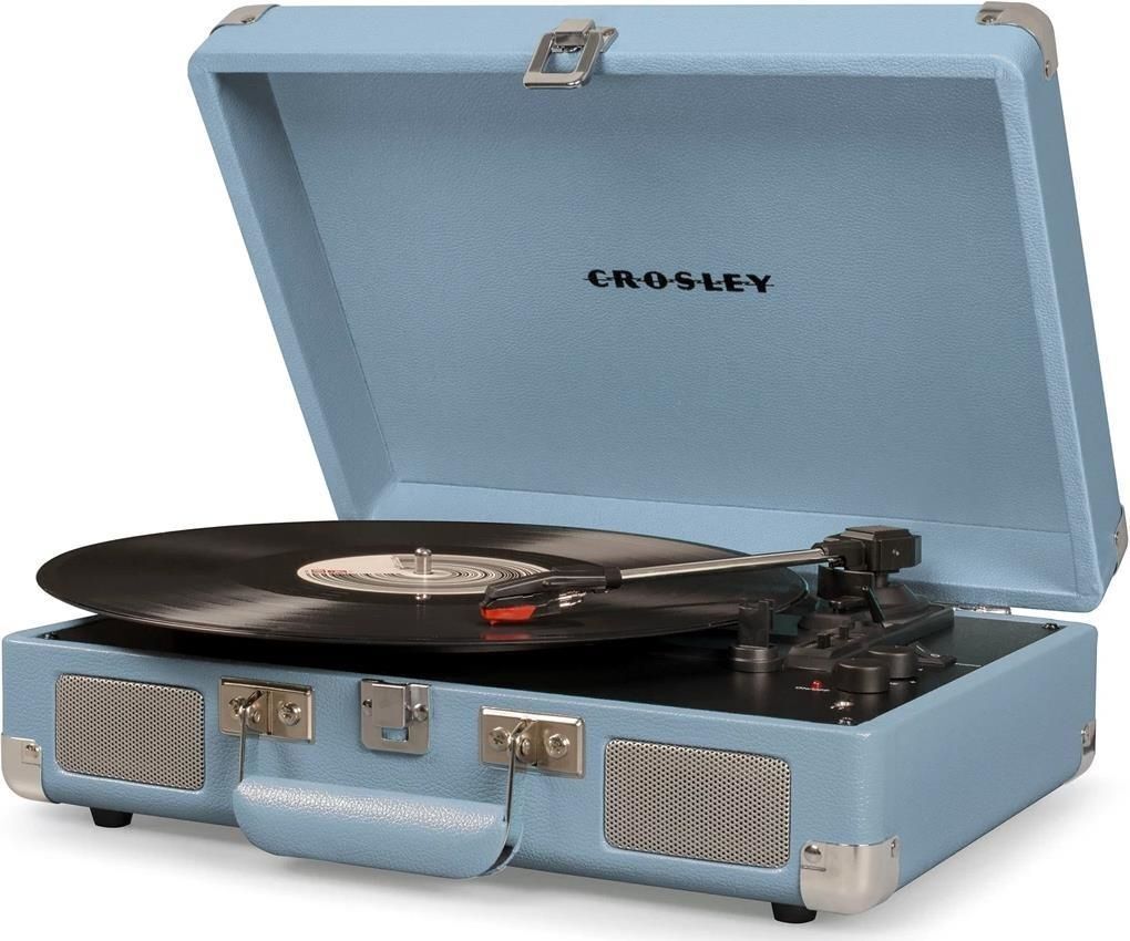 Audio & Hi-Fi Crosley: Cruiser Plus Deluxe Portable Turntable (Tourmaline) - Now