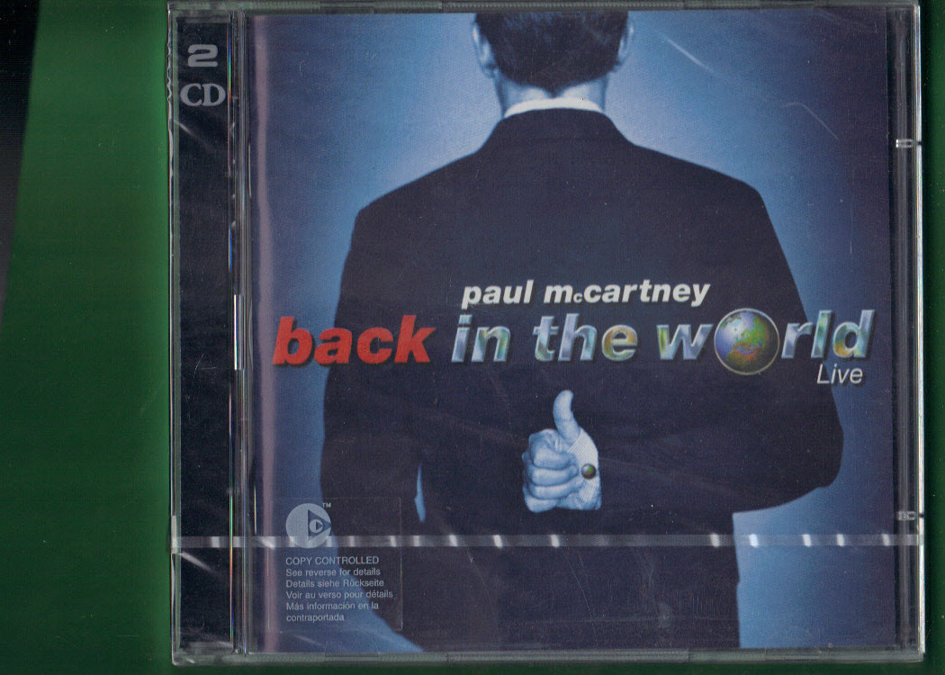 PAUL McCARTNEY - BACK IN THE WORLD LIVE DOPPIO CD  NUOVO SIGILLATO