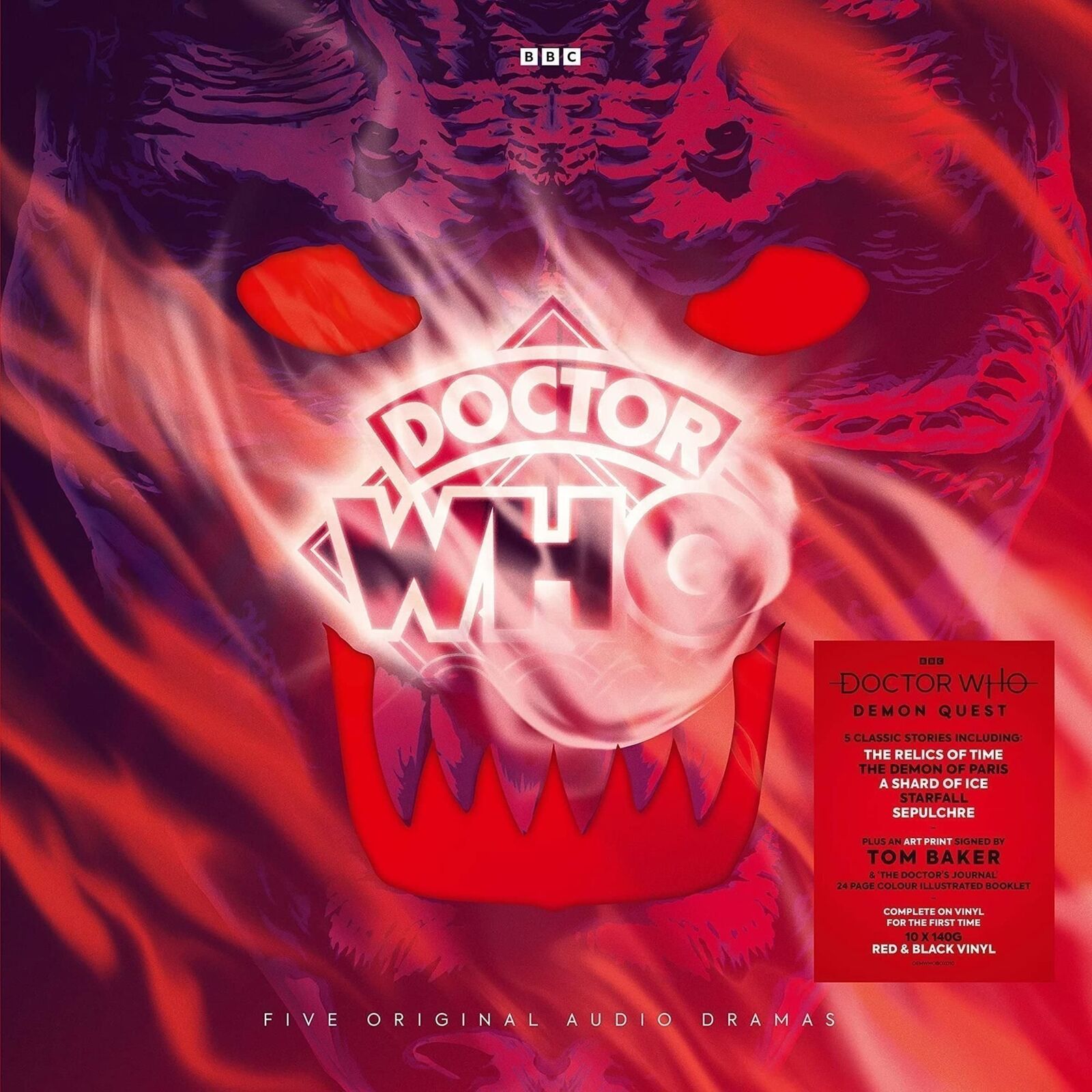 Vinile Doctor Who: Demon Quest (Red & Black Vinyl) (10 Lp)