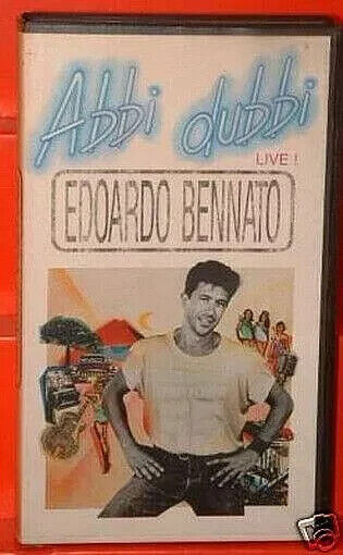 EDOARDO BENNATO - ABBI DUBBI Live -VHS,PAL,NUOVA NON SIGILLATA,NO SEALED
