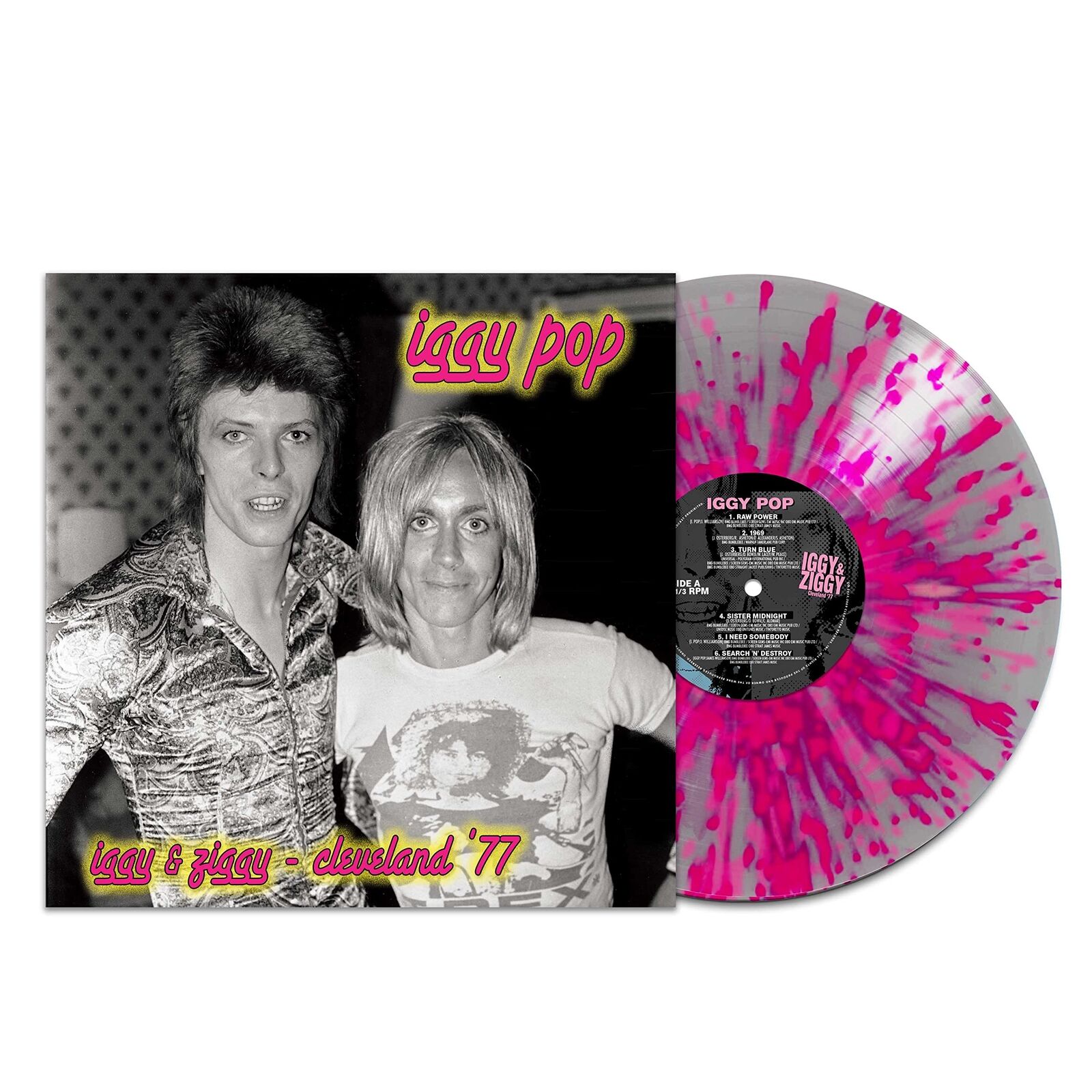 Iggy Pop Iggy & Ziggy-Cleveland 77 (Vinyl LP)
