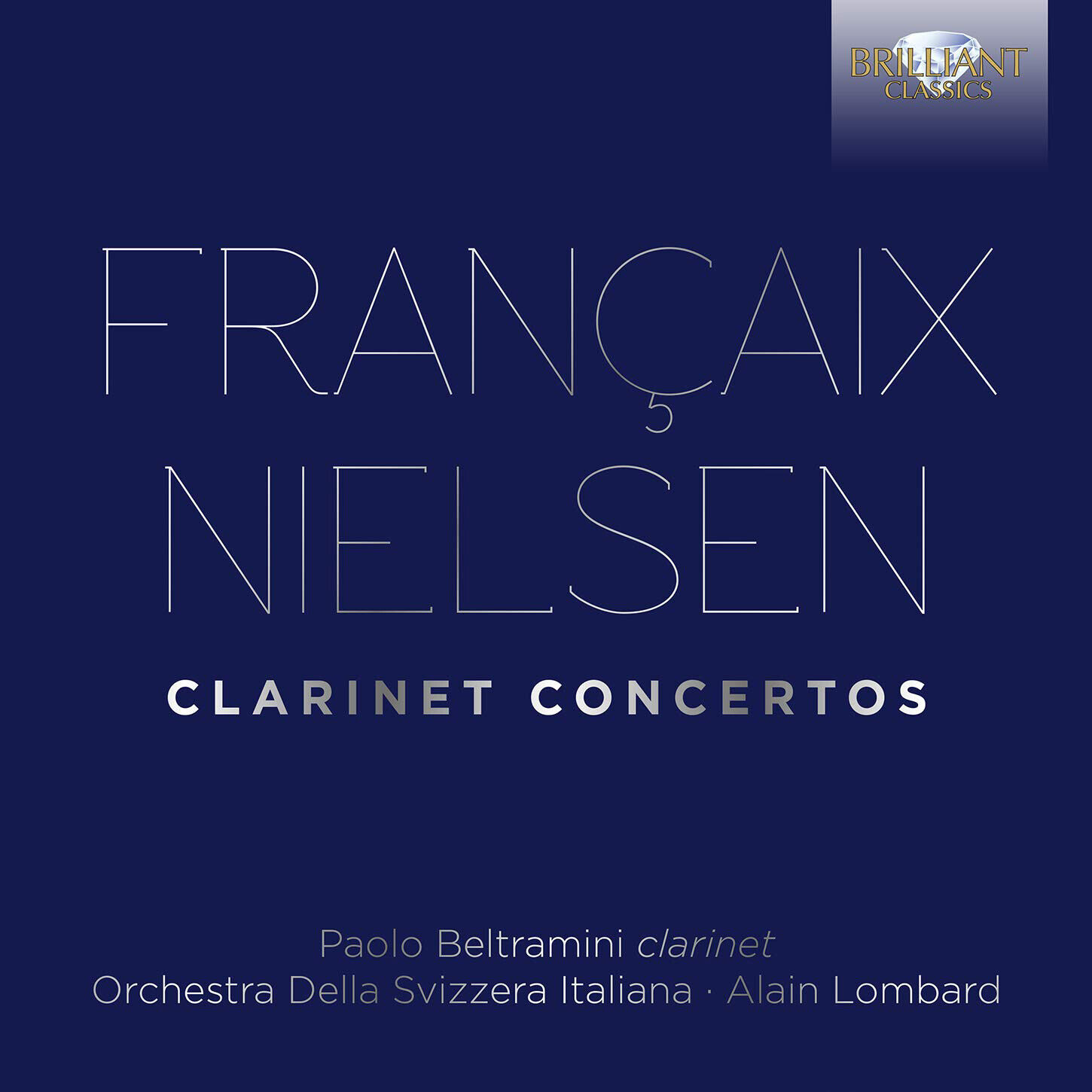 Jean Francaix Françaix/Nielsen: Clarinet Concertos (CD) Album (Jewel Case)
