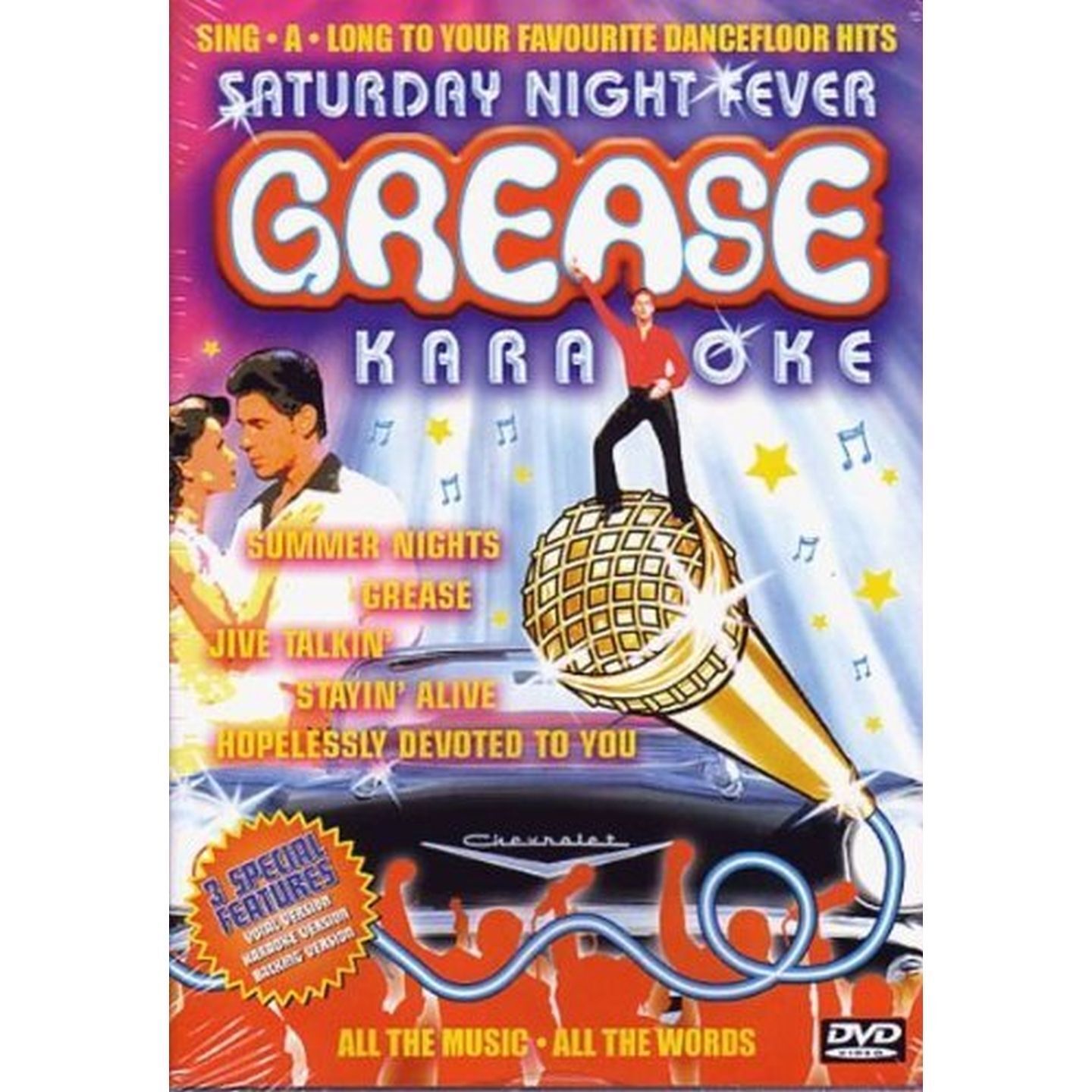 Music Dvd Grease & Saturday Night Fever Karaoke / Various