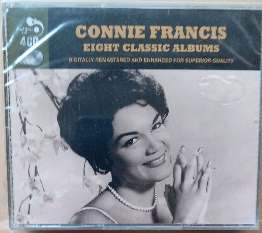 BOX4CD Connie Francis Eight Classic Albums Real Gone Nuovo Sigillato