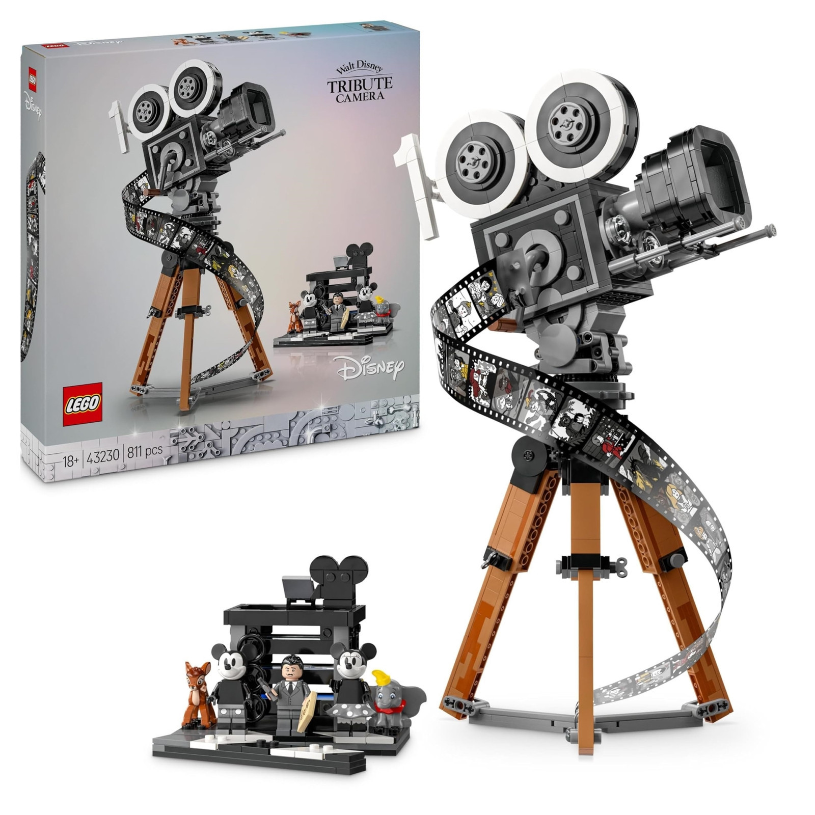 Costruzioni - Lego: 43230 - Disney - Cinepresa Omaggio A Walt Disney