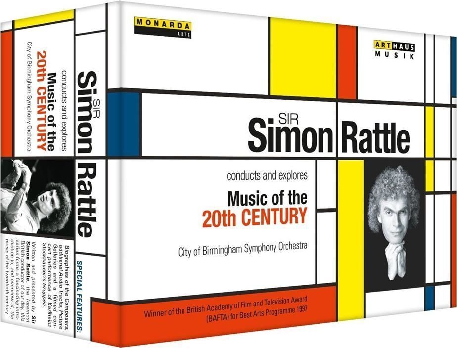 Music Dvd Simon Rattle: Conducts And Explores Music Of The 20th Century (5 Dvd)