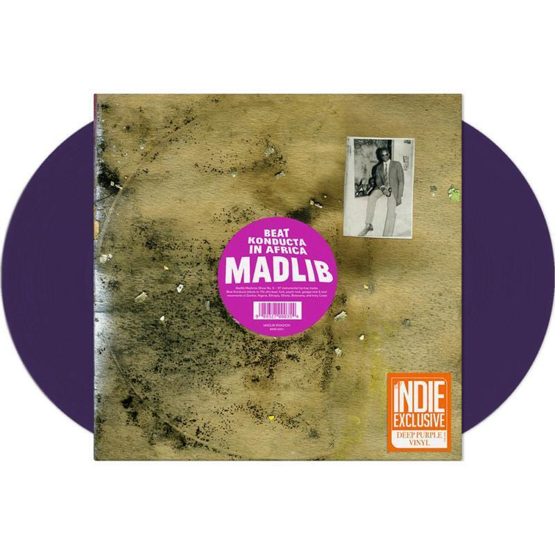 Madlib Medicine Show No. 3 - Beat Konducta In Africa (Purple Vinyl) Double LP