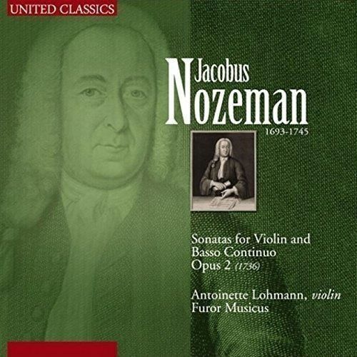 7829599 Audio Cd Jacobus Nozeman - Sonatas For Violin And Basso Continuo