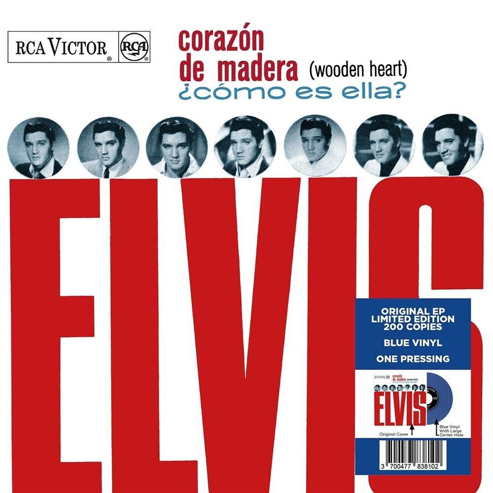 Elvis Presley - Corazon De Madera/ Como Es Ella? (Color Azul) 7... (Vinile)