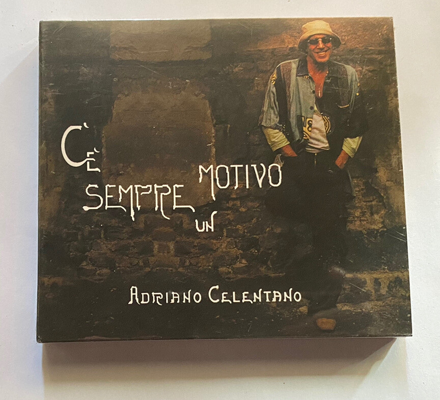 ADRIANO CELENTANO "C'E' SEMPRE UN MOTIVO" RARO CD+DVD. PRIMA EDIZIONE. SIGILLATO