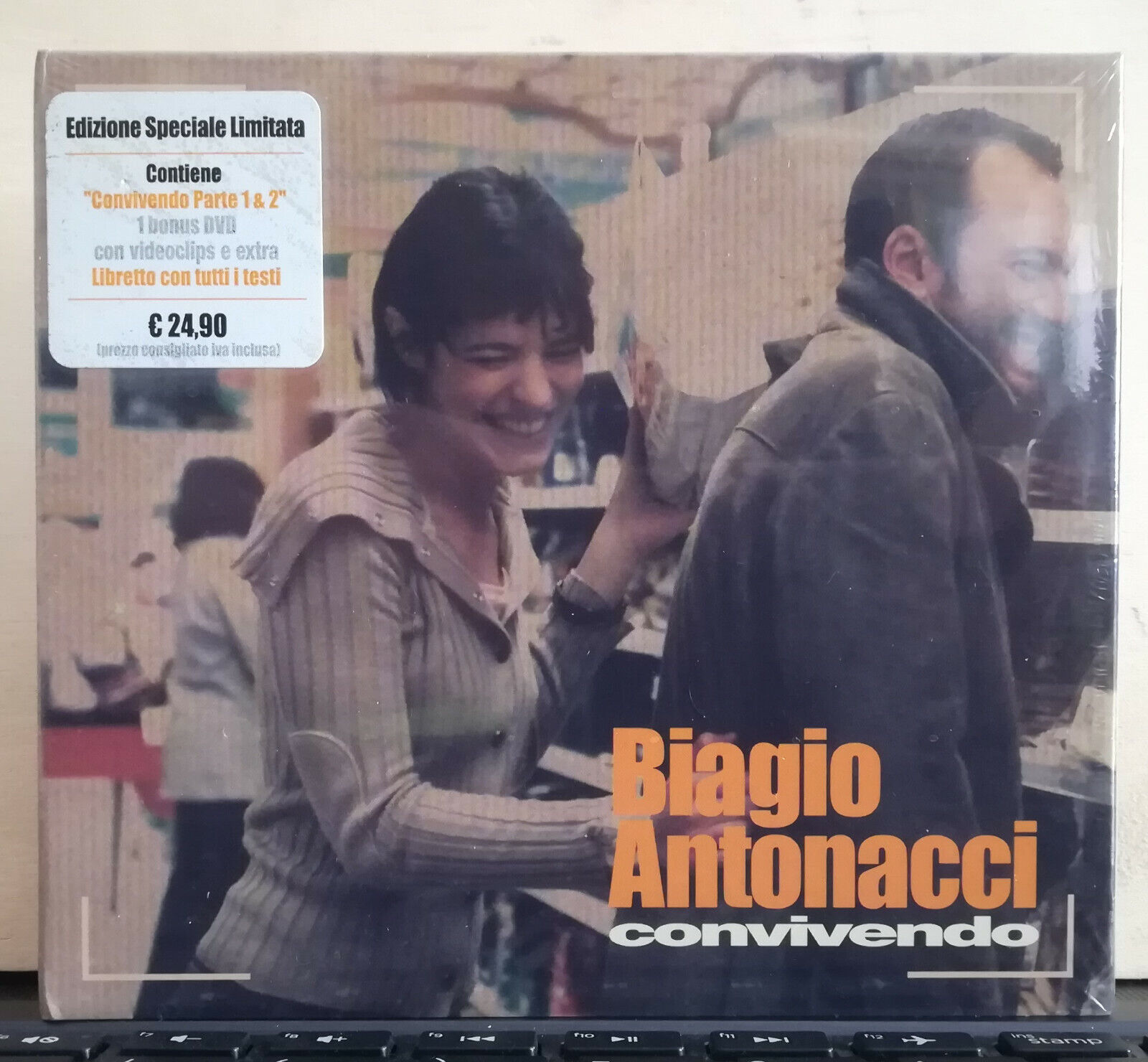BIAGIO ANTONACCI CONVIVENDO CD + DVD EDIZIONE SPECIALE LIMITATA SIGILLATA 2005