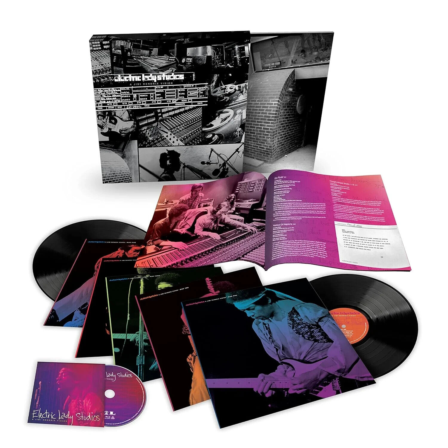 JIMI HENDRIX - Electric Lady Studios (Hendrix Vision) (2024) 5 LP vinyl + BluRay
