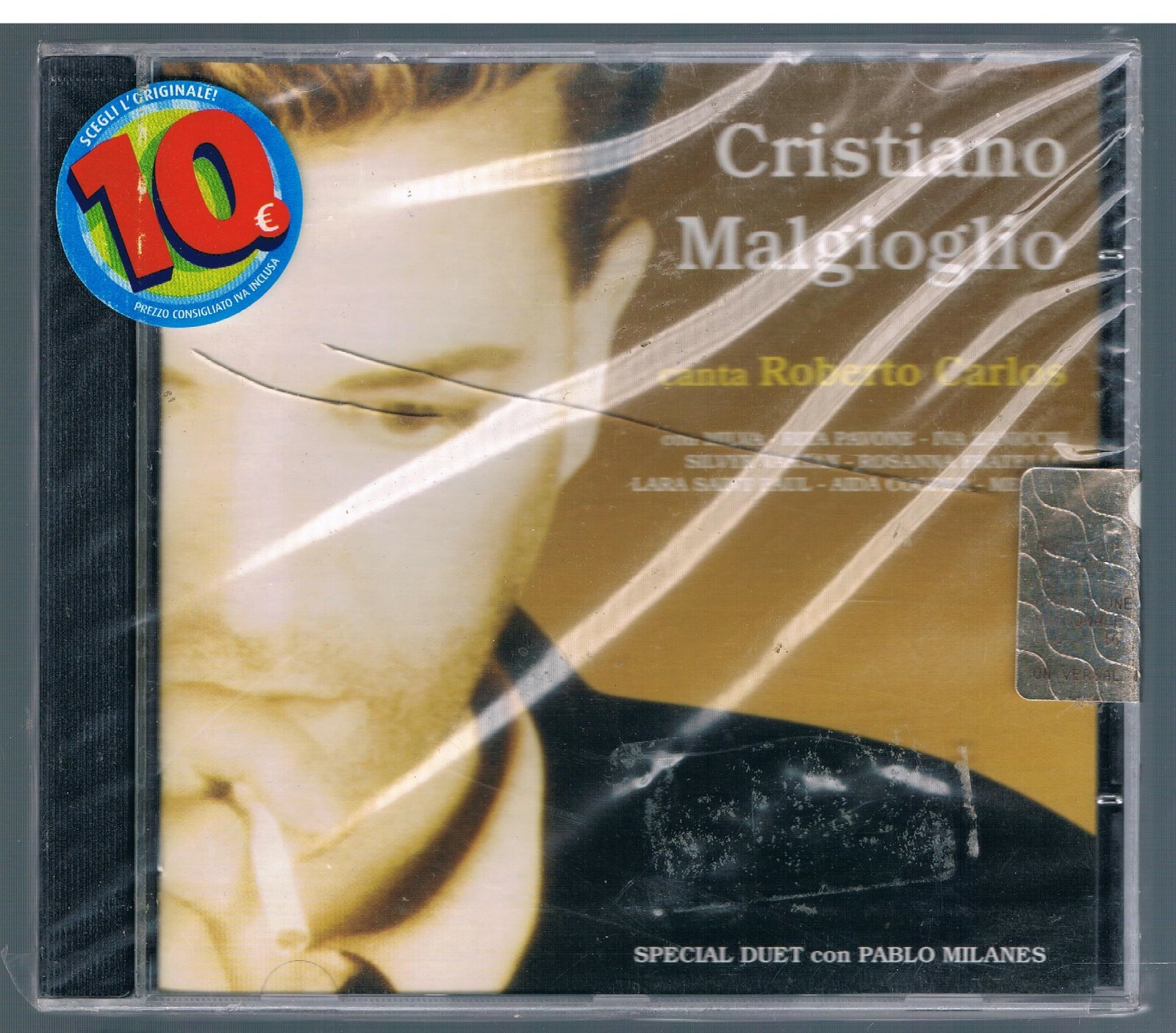 CRISTIANO MALGIOGLIO CANTA ROBERTO CARLOS CD  SIGILLATO!!!