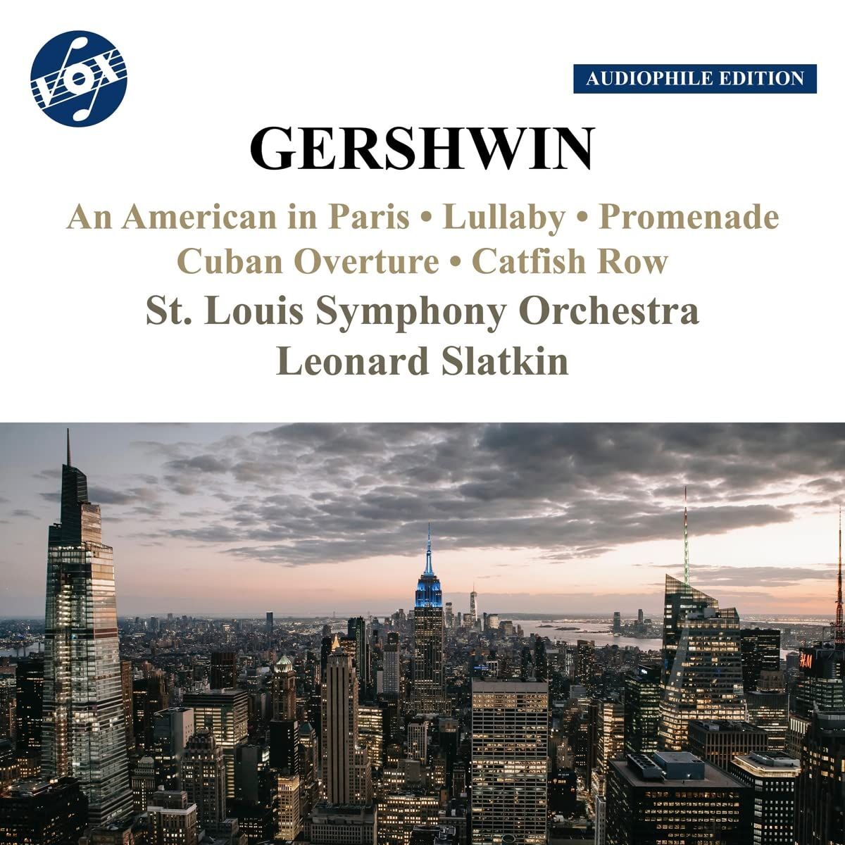 7841051 Audio Cd George Gershwin - An American In Paris / Lullaby / Promenade /