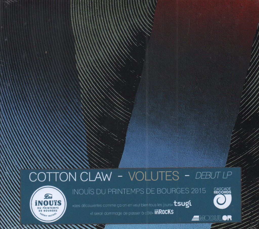 Cotton Claw Volutes CD France Cascade 2015 in digipak - sealed has info sticker