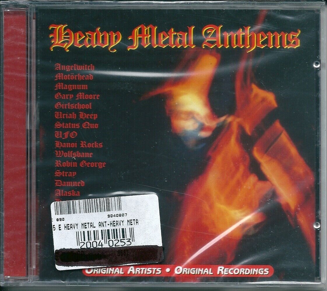 Heavy Metal Anthems (1999) CD NUOVO Motorhead. Uriah Heep. Status Quo Gary Moore