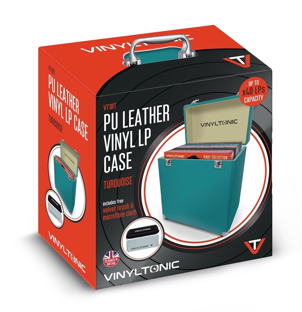Vinyl Tonic: Pu Leather Lp Case Turquoise With Vt04A - AA.VV.