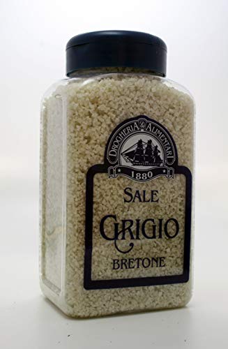 La Drogheria 1880 Linea Vasi Pet, Gusto Deciso E Strutturato, Ideale Per Piatti Di Carne, Pesce, Insalate E Crudités, Sale Grigio Bretone, 630 G