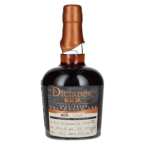 Dictador Best Of 1979 Apasionado Colombian Rum Limited Release 42% Vol. 0,7L