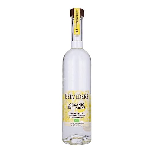 Belvedere Organic Infusions Lemon & Basil Flavoured Vodka 40% Vol. 1L