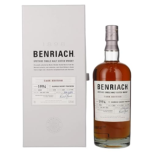 Benriach 27 Years Old Smoky Cask Edition Oloroso Sherry Vintage 1994 53% Vol. 0,7L In Giftbox