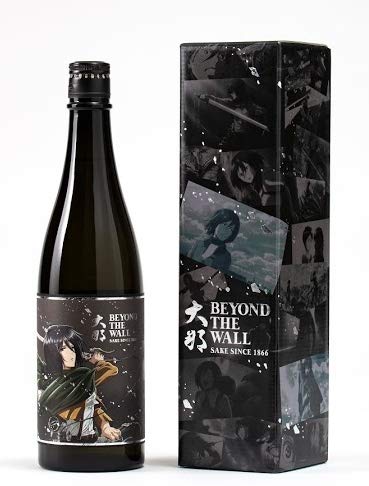 Attack On Titan X Beyond The Wall Mikasa Model Japanese Sake 15% Vol. 0,72L In Giftbox