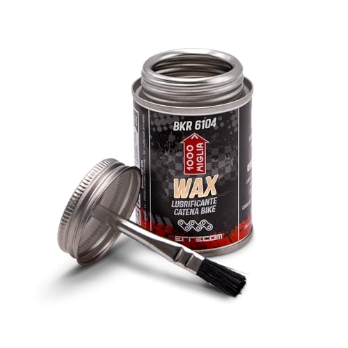 1000 Miglia Bkr 6104 Dry - 120 Ml, Cera Catena Bici Per Utilizzo In Condizioni Del Tracciato Asciutte E Polverose, Barattolo All-In-One Da 120 Ml Con 