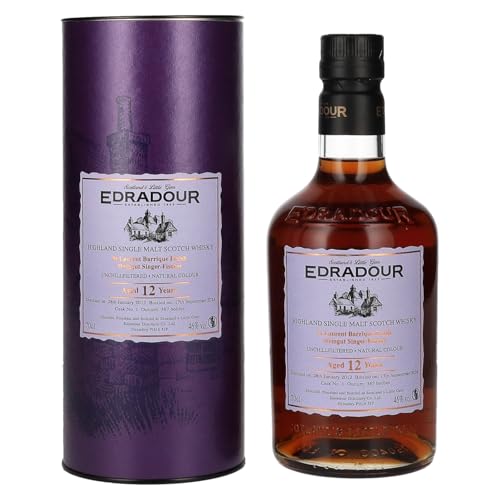 Edradour 12 Years Old Singer-Fischer St. Laurent Barrique Finish #1 46% Vol. 0,7L In Giftbox