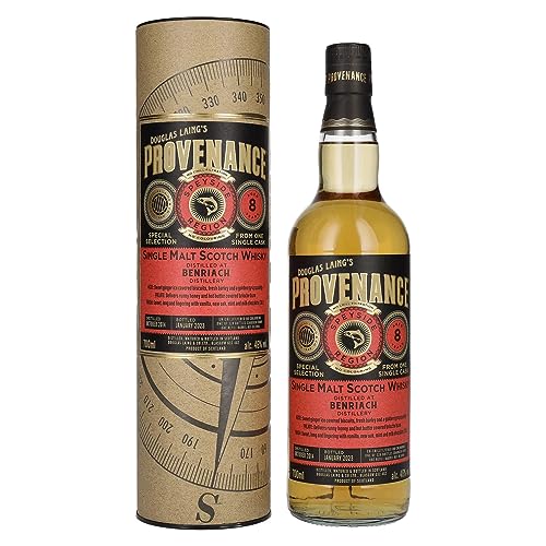Douglas Laing Provenance Benriach 8 Years Old Single Cask Malt 2014 46% Vol. 0,7L In Giftbox